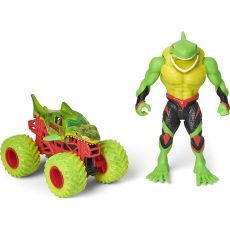 ست ماشین و فیگور Monster Jam سری Creatures با مقیاس 1:64 مدل Big Tooth (سبز), تنوع: 6055107-Creatures Green, image 2