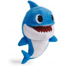 عروسک نمایشی پاپت سخنگو هوشمند ددی شارک Daddy shark مدل آبی, image 3
