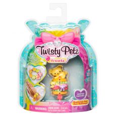 پک تکی دستبند درخشان معطر Twisty Petz سری Treatz مدل Hamburger Bear, image 