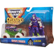 ماشین و فیگور Monster Jam با مقیاس 1:64 مدل Grim, تنوع: 6055108-Grim, image 6