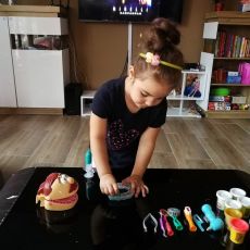 ست خمیربازی دندانپزشکی دکتر دریل مدل پر کردن دندان Play Doh, image 11