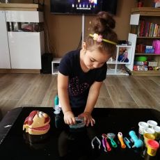 ست خمیربازی دندانپزشکی دکتر دریل مدل پر کردن دندان Play Doh, image 14