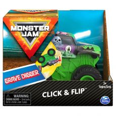 ماشین 15 سانتی Monster Jam سری Click and Flip مدل Grave Digger, image 