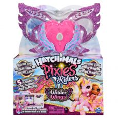 عروسک هچیمال پیکسی رایدر سورپرایز Hatchimals Pixies Riders سری Wilder Wings مدل Chic Claire همراه با Zebrush, image 