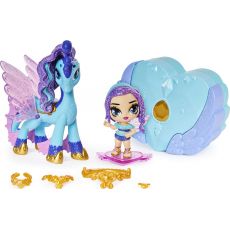 عروسک هچیمال پیکسی رایدر سورپرایز Hatchimals Pixies سری Riders مدل قلب آبی و بال بنفش, image 3