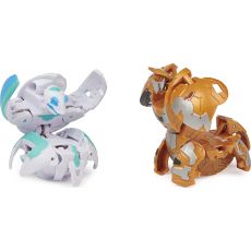 جعبه فلزی Baku-Tin با 2 باکوگان شانسی Bakugan آبی, image 4