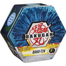 جعبه فلزی Baku-Tin با 2 باکوگان شانسی Bakugan آبی, image 7