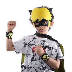 ماسک، شنل و مچ بند گربه سیاه, image 3
