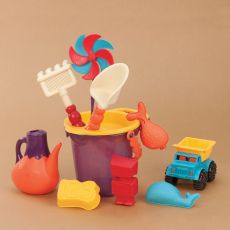 کیف و وسایل شن بازی تابستانی B. Toys مدل بنفش, image 2