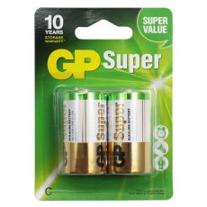 باتری C سایز سوپر آلکالاین GP بسته 2 عددی, image 
