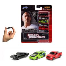 پک 3 تایی ماشین های فلزی کوچک Fast & Furious, image 