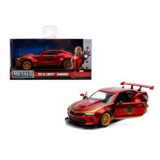 ماشین فلزی مارول اونجرز مدل مرد آهنی با مقیاس 1:32, تنوع: 253222005-Iron Man Chevy Camaro, image 