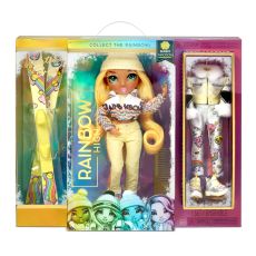 عروسک رنگین کمانی Rainbow High سری 1 تعطیلات زمستانی مدل Sunny Madison, image 