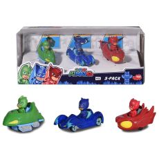 پک 3 تایی ماشین های فلزی گروه شب نقاب PJ Masks, image 