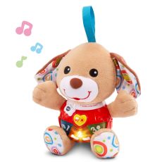 سگ بغلی موزیکال Vtech مدل Cuddle and Sing Puppy قهوه‌ای, image 6