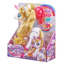 یونیکورن مو طلایی Sparkle Girlz به همراه اکسسوری, image 5