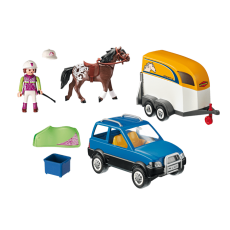 پلی موبیل تریلی حمل اسب (playmobil), image 2