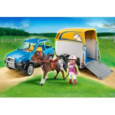 پلی موبیل تریلی حمل اسب (playmobil), image 3