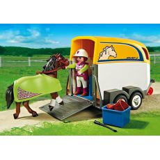 پلی موبیل تریلی حمل اسب (playmobil), image 4