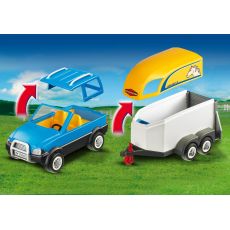 پلی موبیل تریلی حمل اسب (playmobil), image 5