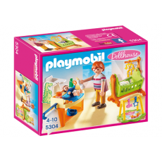 پلی موبیل اتاق بچه به همراه گهواره (playmobil), image 