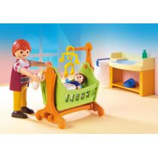 پلی موبیل اتاق بچه به همراه گهواره (playmobil), image 4