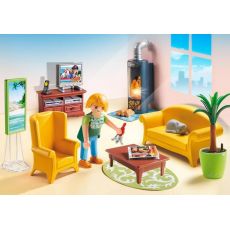 پلی موبیل اتاق نشیمن همراه با بخاری (playmobil), image 3