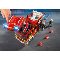 پلی موبیل ماشین آتش‌نشانی با افکت نور و صدا (playmobil), image 5