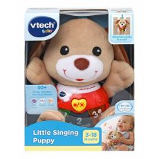 سگ بغلی موزیکال Vtech مدل Cuddle and Sing Puppy قهوه‌ای, image 