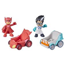 پک 2 تایی فیگور و ماشین اولت و رومئو گروه شب نقاب PJ Masks, تنوع: F2842-Owlette, image 2