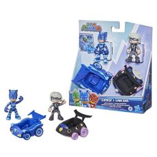 پک 2 تایی فیگور و ماشین کت بوی و لونا گرل گروه شب نقاب PJ Masks, تنوع: F2840-Cat Boy, image 