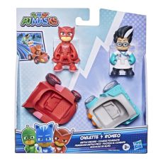 پک 2 تایی فیگور و ماشین اولت و رومئو گروه شب نقاب PJ Masks, تنوع: F2842-Owlette, image 4