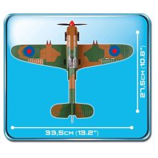 بلاک ساختنی کوبی مدل هواپیمای جنگنده مدل Hawker Hurricane MK.I, image 3