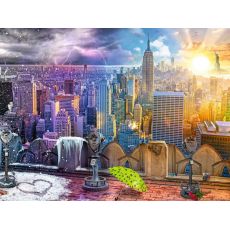 پازل 1500 تکه راونزبرگر مدل چهار فصل در نیویورک, image 2