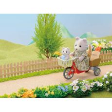 ست مادر و فرزند به همراه سه چرخه عروسک های Sylvanian Families, image 2