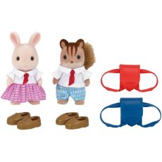 ست لباس مدرسه به همراه عروسک خرگوش و سنجاب Sylvanian Families, image 4