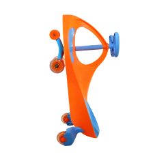 سه‌چرخه لوپ کار با چرخ‌های چراغ‌ دار مدل نارنجی آبی, image 3