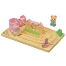 قطار بازی به همراه عروسک خرس Sylvanian Families, image 6