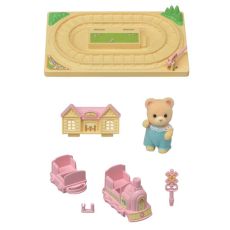 قطار بازی به همراه عروسک خرس Sylvanian Families, image 5