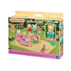 قطار بازی به همراه عروسک خرس Sylvanian Families, image 7