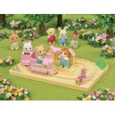 قطار بازی به همراه عروسک خرس Sylvanian Families, image 2