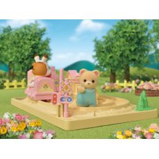 قطار بازی به همراه عروسک خرس Sylvanian Families, image 4