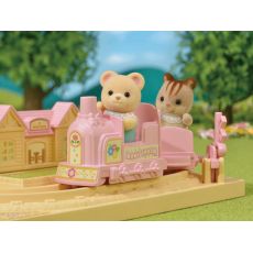 قطار بازی به همراه عروسک خرس Sylvanian Families, image 3