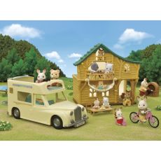 ماشین ون کمپینگ به همراه دوچرخه عروسک های Sylvanian Families, image 2