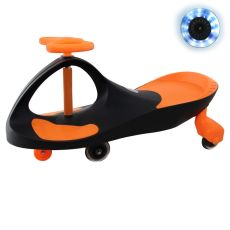 سه‌چرخه لوپ کار با چرخ‌های چراغ‌ دار مدل مشکی نارنجی, image 