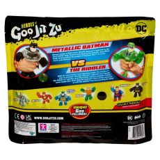 پک دو تایی عروسک های فشاری گو جیت زو Goo Jit Zu سری DC مدل بتمن و ریدلر, image 4