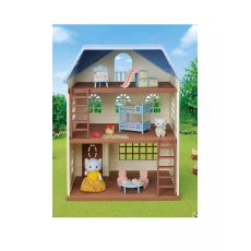 خانه 3 طبقه Blue Terrace همراه با عروسک مادر و فرزند Sylvanian Families, image 2