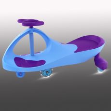سه‌چرخه لوپ کار با چرخ‌های چراغ‌ دار مدل آبی بنفش, image 2