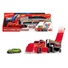 تریلی حمل ماشین 45 سانتی Dickie Toys مدل Race And Store, image 