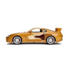 ماشین فلزی طلایی تویوتا Fast & Furious مدل Supra با مقیاس 1:24, image 4